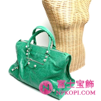 バレンシアガ（BALENCIAGA）ザ・ジャイアント ワーク　レディースハンドバッグ　エメラルドグリーン　285451-D94JN-3725 